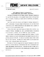 FDIC Approves Deposit Assumption of Valley State Bank Los Angeles California