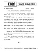 Roger A Hood Appointed FDICs First Chief Operating Officer