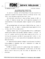 FDIC Approves Deposit Assumption of Heritage National Bank Austin Texas