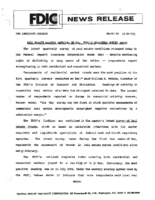 Real Estate Markets Improved in May FDICs Quarterly Survey Shows