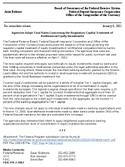 Agencies Adopt Final Rules Concerning the Regulatory Capital Treatment of Nonfinancial Equity Investments