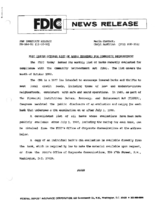 FDIC Issues October List of Banks Examined for Community Reinvestment