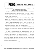 FDIC Approves Deposit Assumption of Republic National Bank Norman Oklahoma