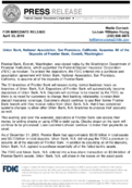 Union Bank National Association San Francisco California Assumes All of the Deposits of Frontier Bank Everett Washington