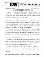 FDIC Approves Deposit Assumption of The First National Bank of Olney Olney Texas