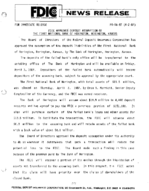 FDIC Approves Deposit Assumption of The First National Bank of Herington Herington Kansas