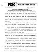 FDIC Approves Assumption of Deposits of Greater Texas Bank North National Association Austin Texas