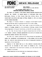 FDIC Transfers Insured Deposits of Worthington State Bank Worthington Indiana