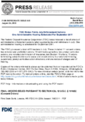 FDIC Makes Public July Enforcement Actions One Administrative Hearing Scheduled For September 2011