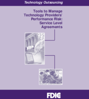 Bank Technology Bulletin Tools to Manage Technology Providers Performance Risk Service Level Agreements