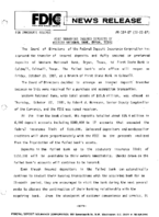 FDIC Transfers Insured Deposits of Western National Bank Bryan Texas