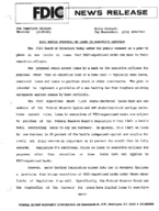 FDIC Issues Proposal on Loans to Executive Officers