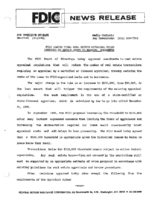FDIC Issues Final Real Estate Appraisal Rules Intended to Reduce Costs to Bankers Borrowers