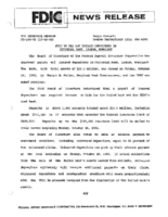 FDIC to Pay Off Insured Depositors in Universal Bank Lanham Maryland