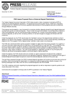 FDIC Issues Proposed Rule on Brokered Deposit Restrictions
