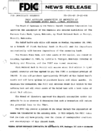 FDIC Approves Assumption of Deposits of The Framers State Bank Lyman Nebraska