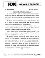 FDIC Approves Assumption of Deposits of Boundry Waters state Bank Ely Minnesota