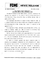 FDIC Approves Deposit Assumption of First State Bank of Texas Duncanville Texas