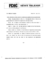 Stone Appointed Acting Executive Director for Supervision and Resolutions