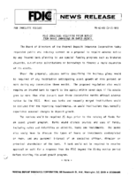 FDIC Considers Requiring Prior Notice From Banks Embarking on Rapid Growth