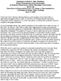Possible Responses to Rising Mortgage Foreclosures FDIC View