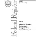 Semiannual Agenda of Regulations