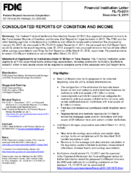 Consolidated Reports of Condition and Income