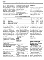 Notice of Termination of Receiverships 10085  Security Bank of Bibb County 10174  Bank of Leeton 10182  Marshall Bank NA 10222  New Century Bank 10223  Peotone Bank and Trust Company and 10246  Arcola Homestead Savings Bank
