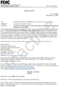Special Alert Counterfeit Cashiers Checks