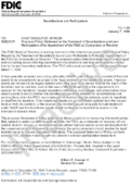 Proposed Policy Statement on the Treatment of Securitizations and Loan Participations After Appointment of the FDIC as Conservator or Receiver