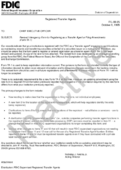 Registered Transfer Agents Revised Interagency Form for Registering as a Transfer Agent or Filing Amendments Form TA1