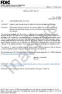REGULATORY RELIEF  Steps to Help Rebuild Areas in California Affected by Major Earthquakes
