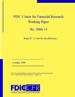 Basel II A Case for Recalibration