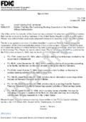 Special AlertEntities That May Be Conducting Banking Operations in the United States Without Authorization