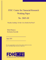 Payday Lending Do the Costs Justify the Price