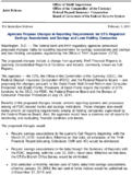 Agencies Propose Changes in Reporting Requirements for OTSRegulated Savings Associations and Savings and Loan Holding Companies