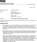 Fourth Quarter 2015 CFO Report to the Board