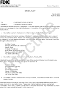 Special Alert Counterfeit Cashiers Checks