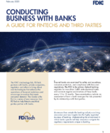 Conducting Business with Banks A Guide for FinTechs and Third Parties