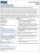Regulatory Capital Rules Advanced Approaches RiskBased Capital Rule and Market Risk Capital Rule