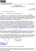 Special AlertForeign Assets Control Act Executive Order Targeting Terrorist Assets
