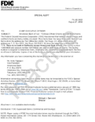 Special Alert Americrest Bank  Trust  Fictitious Official Checks and Certified Checks