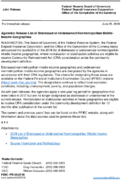 Joint ReleaseAgencies Release List of Distressed or Underserved Nonmetropolitan MiddleIncome Geographies