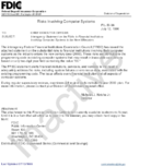 Interagency Statement on the Risks to Financial Institutions Involving Computer Systems in the New Millennium