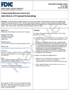 Community Reinvestment Act Joint Notice of Proposed Rulemaking