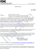 Special Alert Entities That May Be Conducting Banking Operations in Canada or the United States Without Authorization