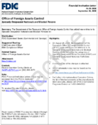 Office of Foreign Assets Control Specially Designated Nationals and Blocked Persons