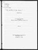 Health of the FDIC