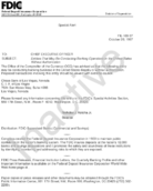 Special Alert Entities That May Conducting Banking Operations in the United States Without Authorization