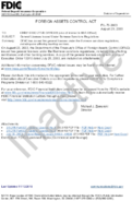 FOREIGN ASSETS CONTROL ACT General Licenses Issued Under Burmese Sanctions Regulations
